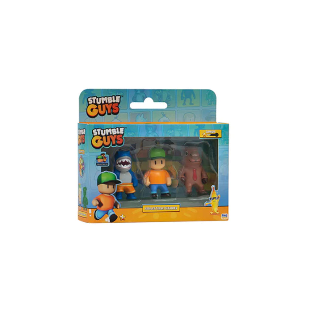 Stumble Guys Collectible Figures 3PK Window Box