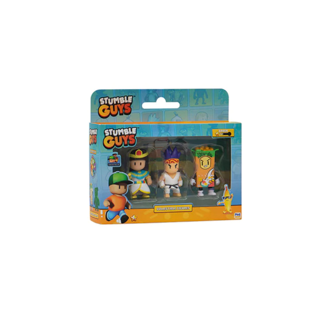 Stumble Guys Collectible Figures 3PK Window Box