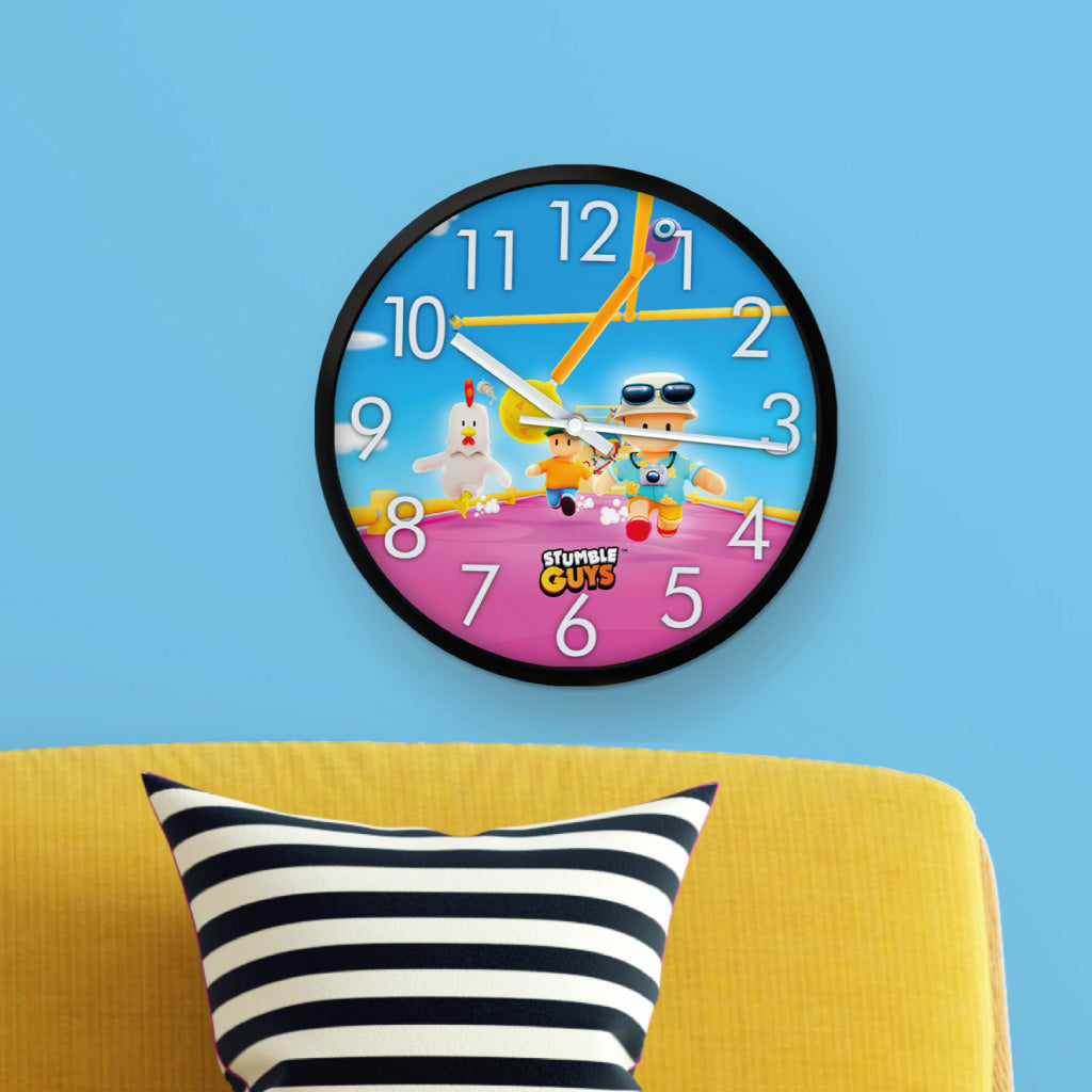 Pink ground - Stumble Guys Clock