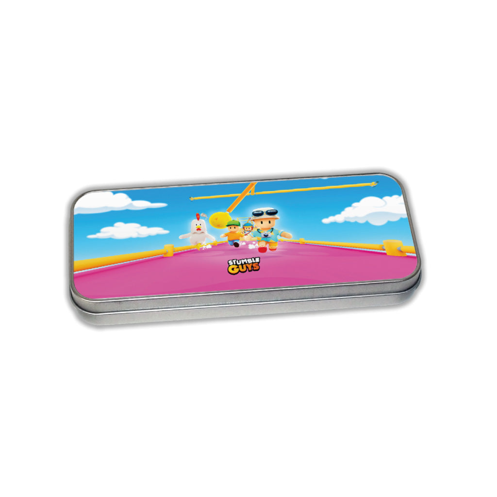 Pink Ground - Stumble Guys Pencil Tin