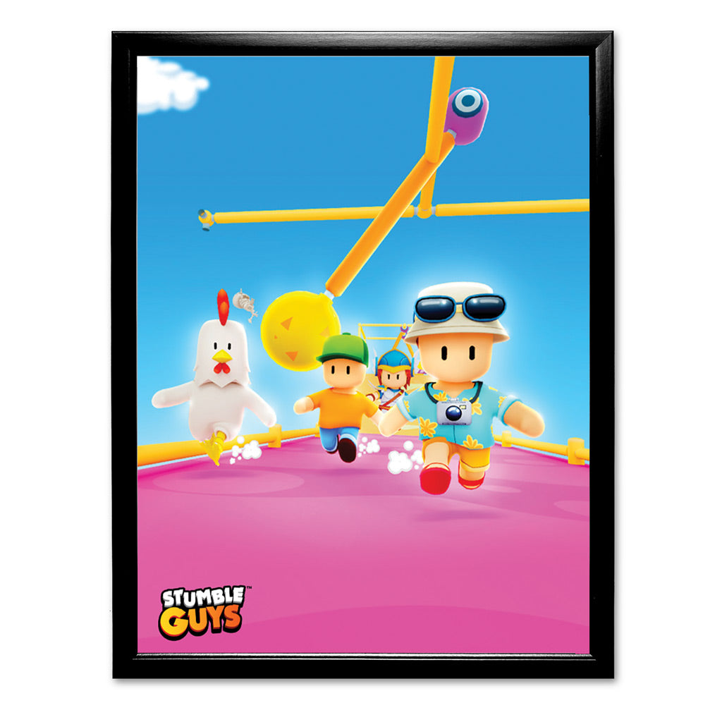 Pink Ground Stumble Guys 11x14" Art Print