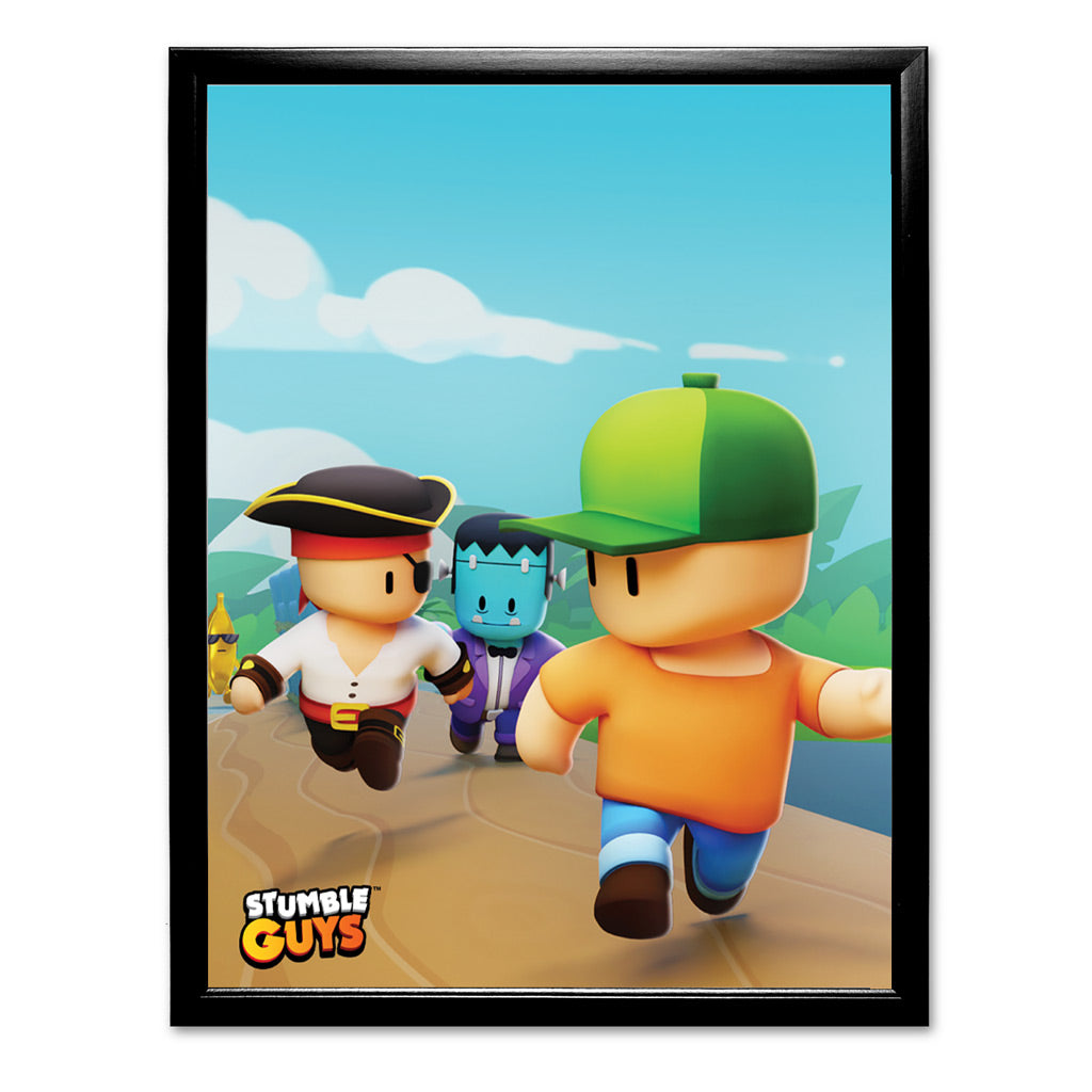 Pirate and Frankenstein - Stumble Guys 11x14" Art Print