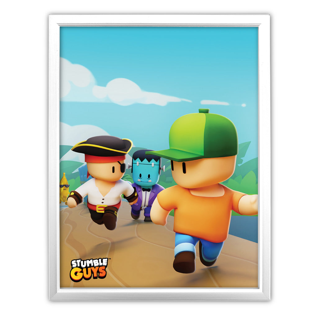 Pirate and Frankenstein - Stumble Guys 11x14" Art Print