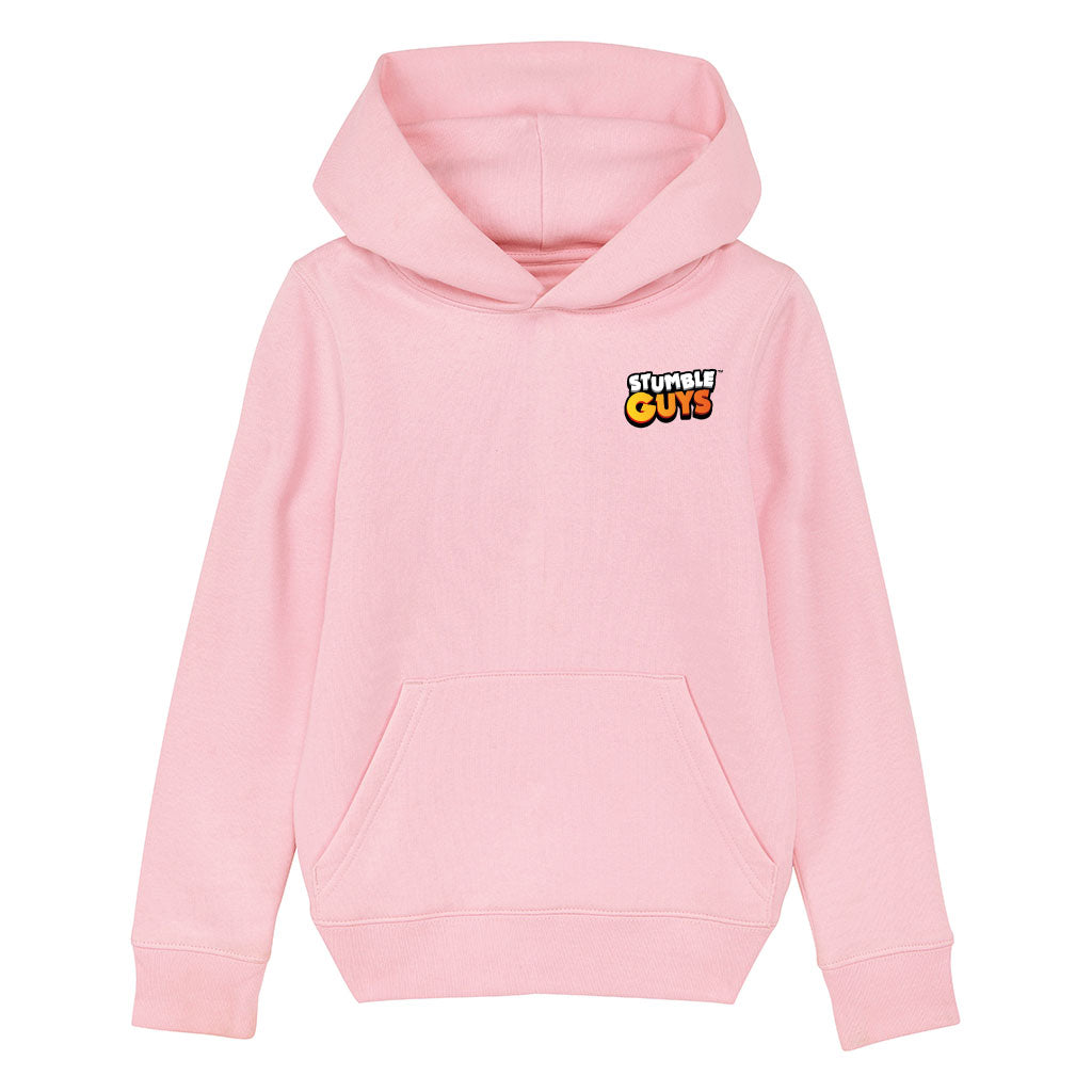 Stumble Guys Group Pose Pink Hoodie