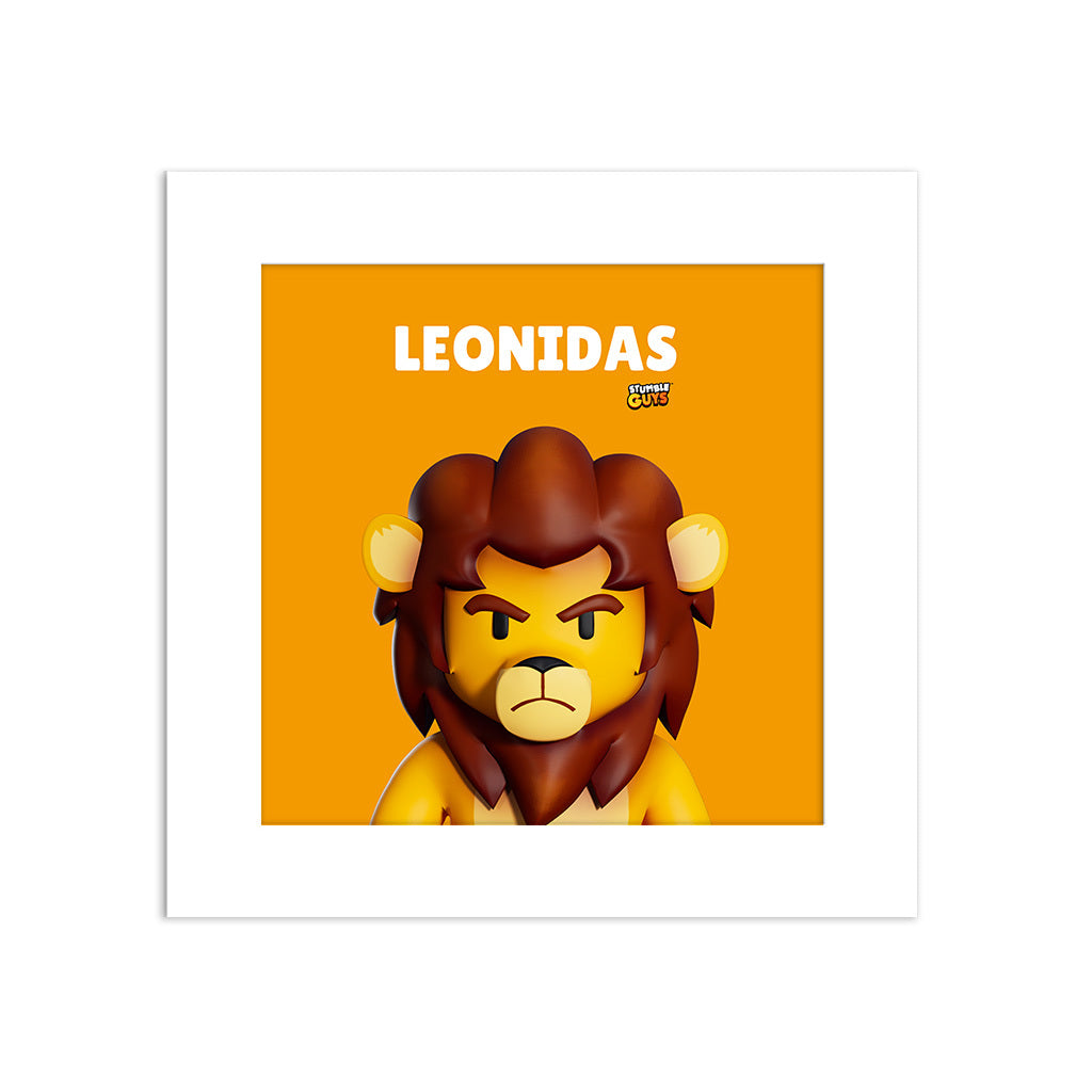 Leonidas - Stumble Guys Square Art Print