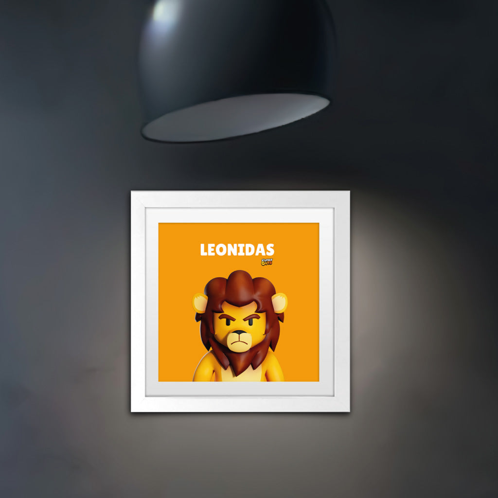 Leonidas - Stumble Guys Square Art Print