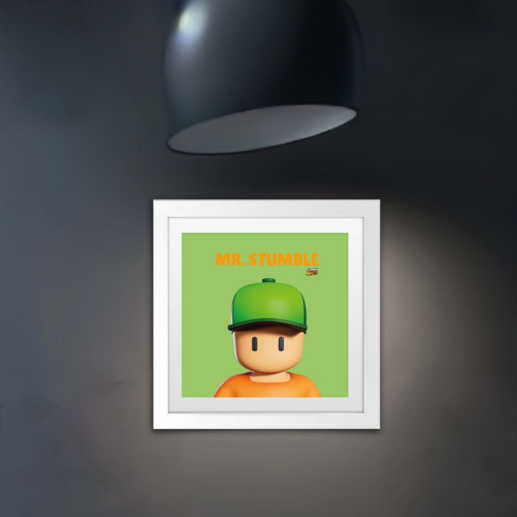 Mr. Stumble - Stumble Guys Square Art Print