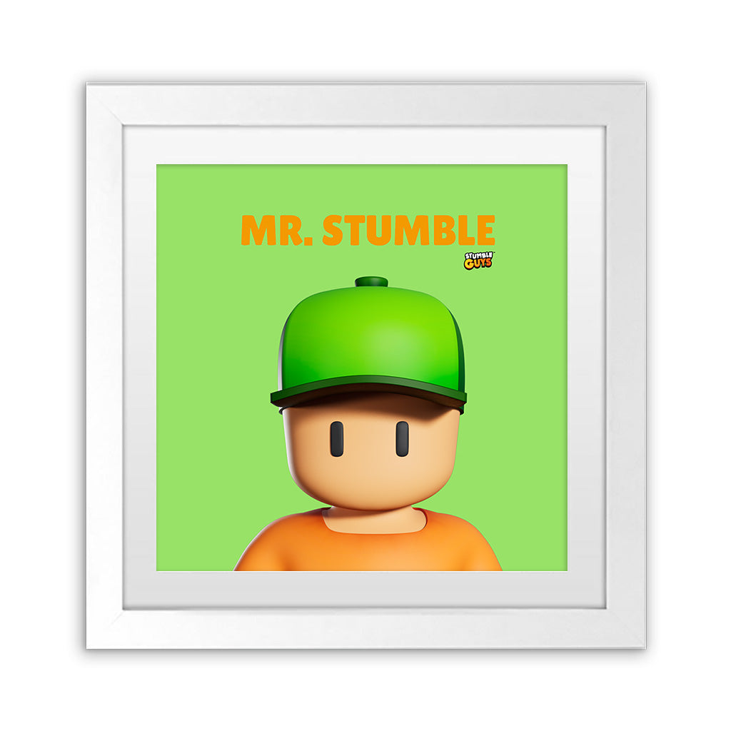 Mr. Stumble - Stumble Guys Square Art Print