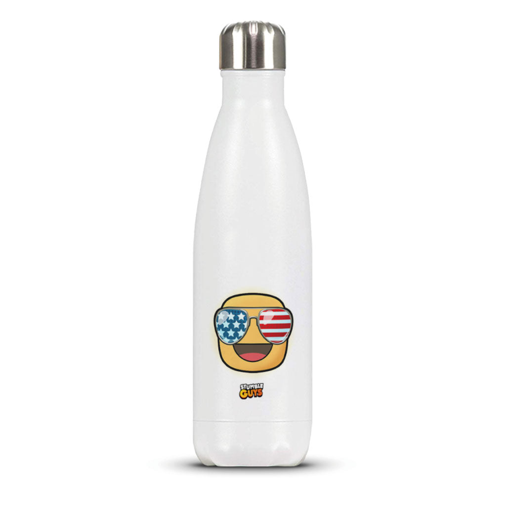 USA Flag Glasses - Stumble Guys Premium Water Bottle