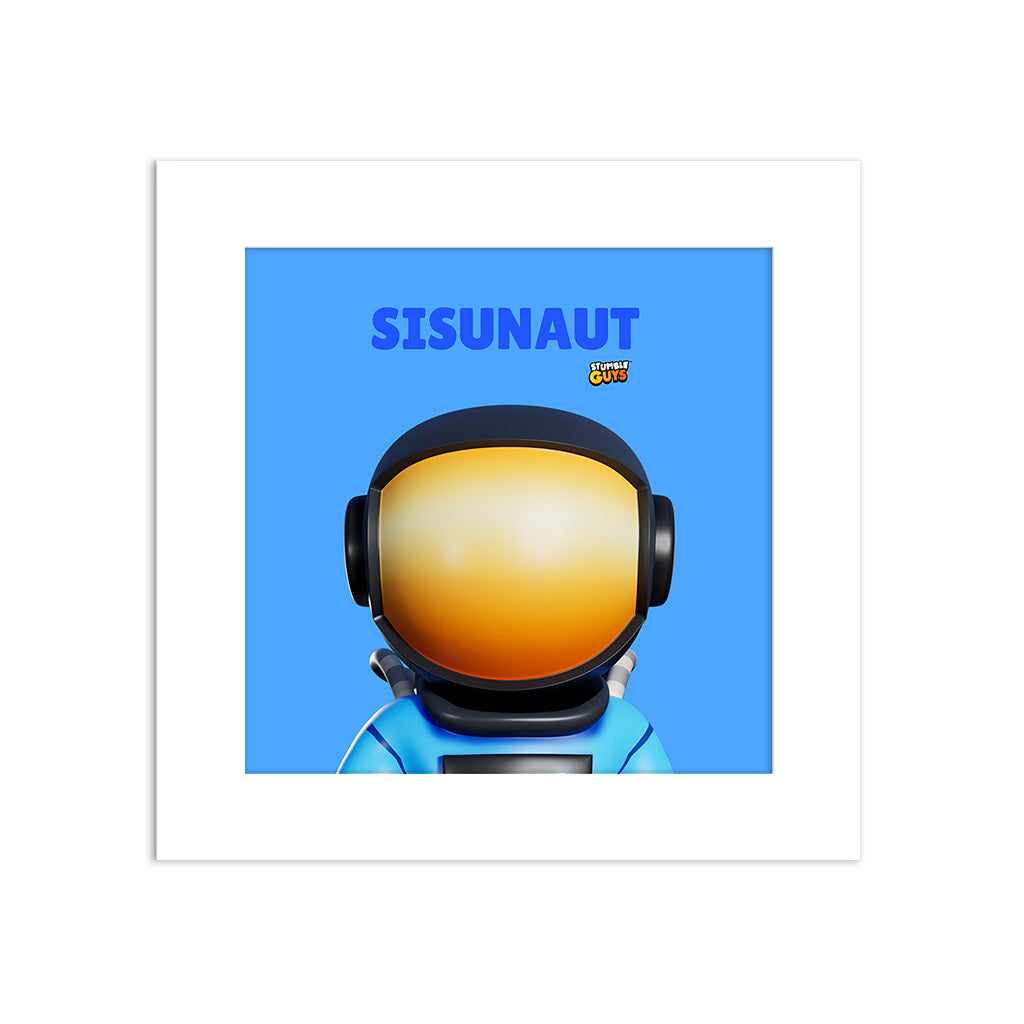 Sisunaut - Stumble Guys Square Art Print
