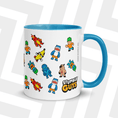 Load image into Gallery viewer, Mug with STumble Guys character illustrations and 'Stumble Guys' branding on a white background