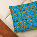Load image into Gallery viewer, Stumple Guys pillow on a couch.