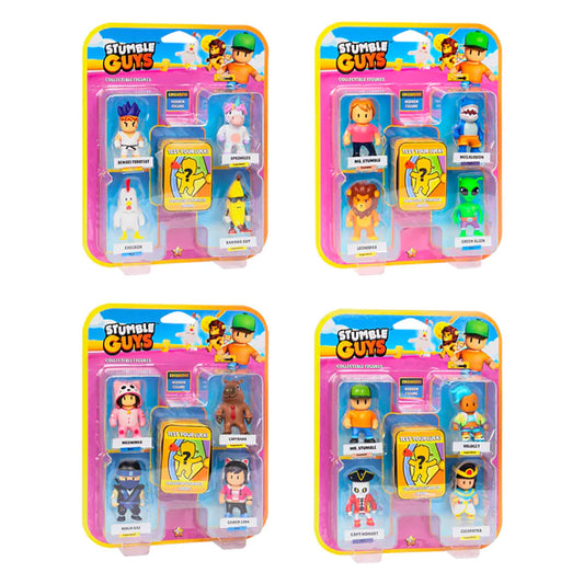 Stumble Guys Collectible Figures 5PK Blister