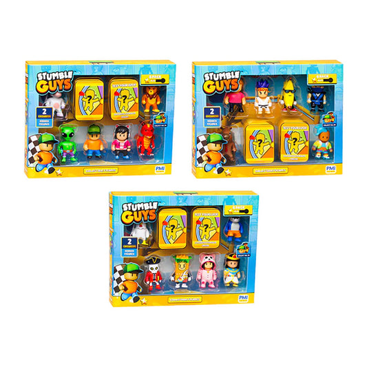 Stumble Guys Collectible Figures 8PK Deluxe Box