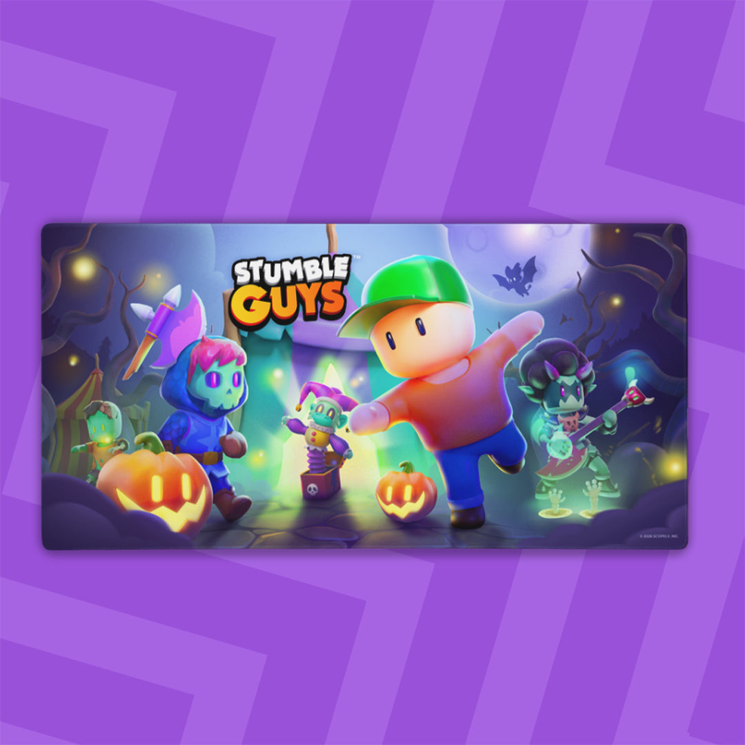 STUMBLE GUYS. CURSED FAIR. GAMING MOUSE PAD