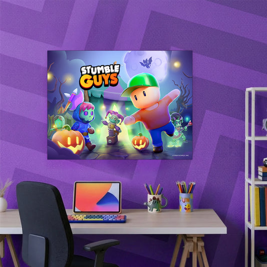 STUMBLE GUYS. CURSED FAIR. MATTE POSTER