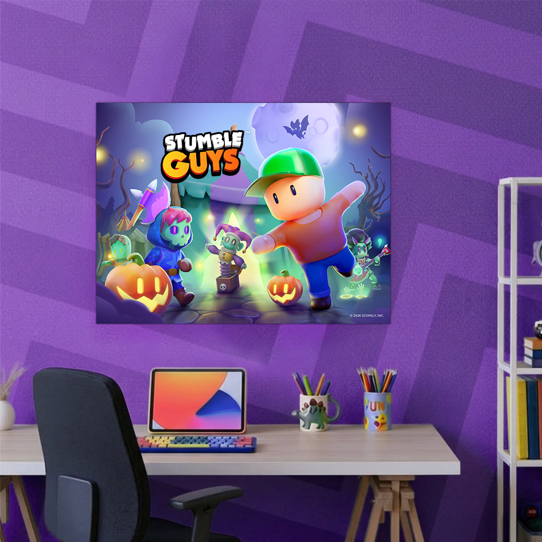 STUMBLE GUYS. CURSED FAIR. MATTE POSTER