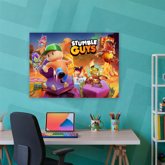 STUMBLE GUYS. LAVALAND. POSTER