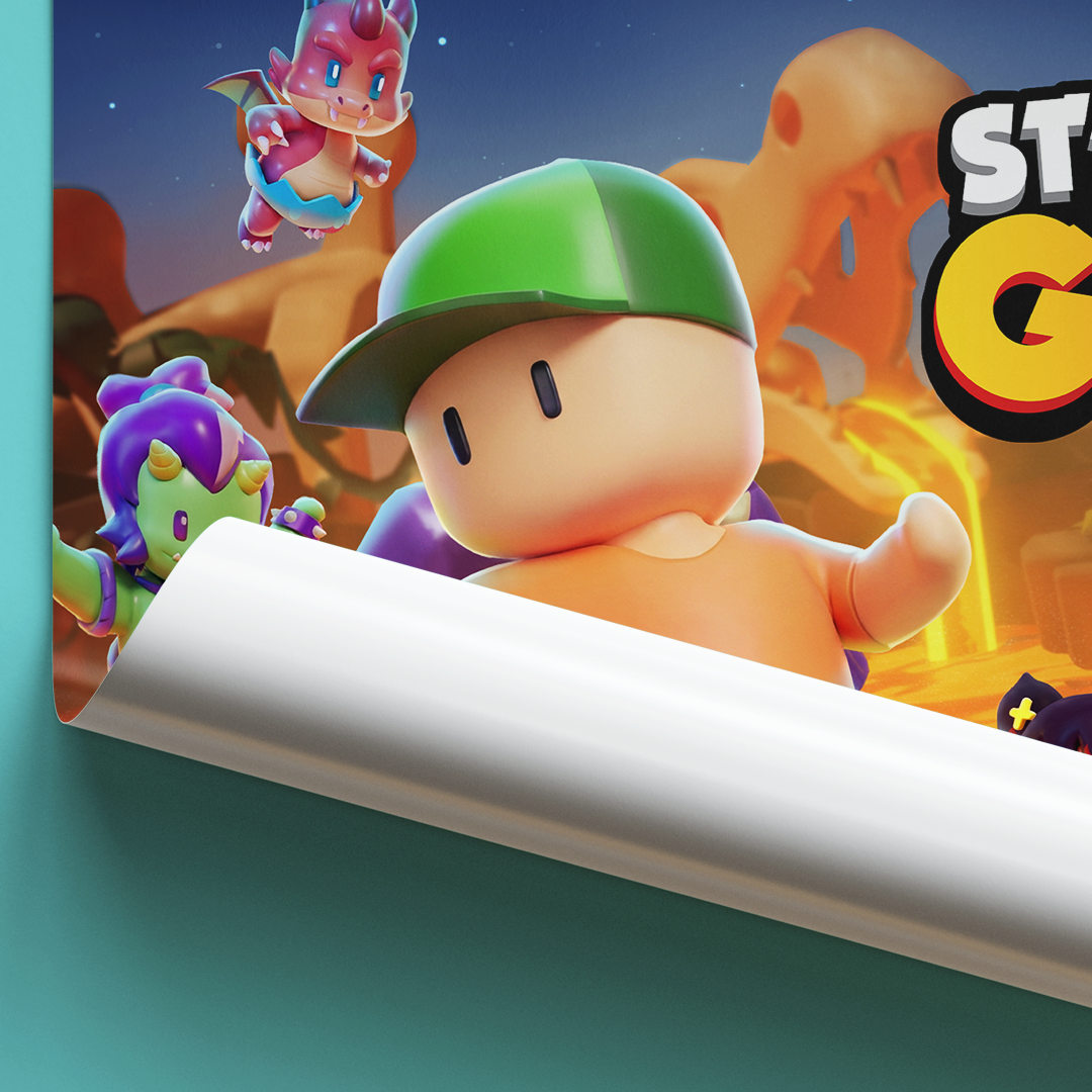 STUMBLE GUYS. LAVALAND. POSTER