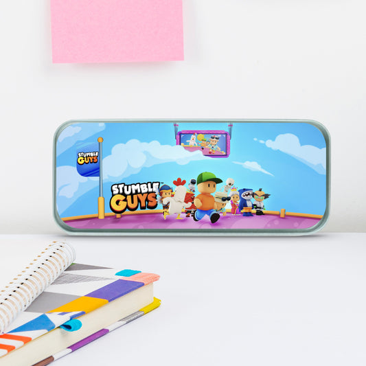 Pink Ground - Stumble Guys Pencil Tin