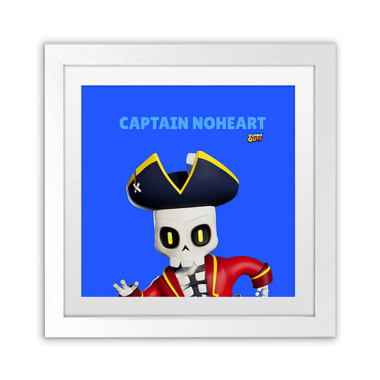 Captain Noheart - Stumble Guys Square Art Print