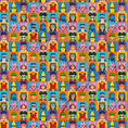 Load image into Gallery viewer, Stumble Blancket with Stumble Guys Characters Pattern
