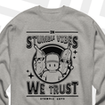 Load image into Gallery viewer, Gray sewatshirt with 'Stumble Guys' graphic on a white background
